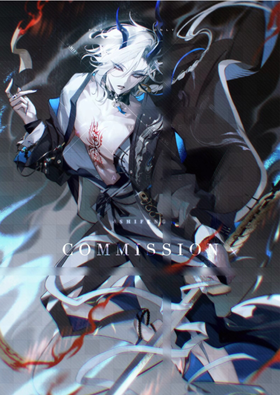 Half Body Up Illustration