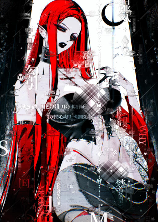 Half Body Up Illustration
